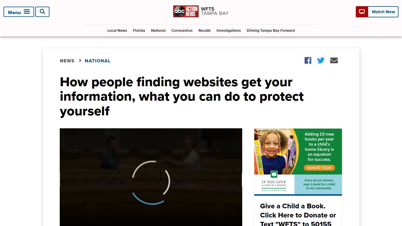 How people finding websites get your information